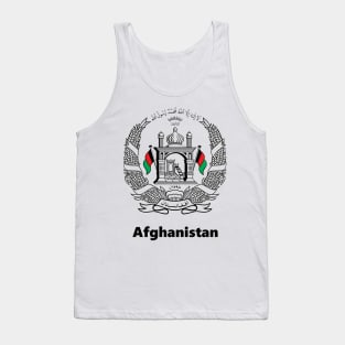 National Emblem of Afghanistan Tank Top